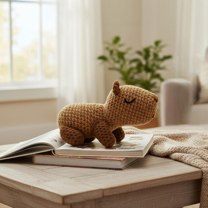 MIJOMA Häkelset Tiere für Anfänger & Fortgeschrittene – DIY Amigurumi Häkel Kit mit Anleitung, Wolle