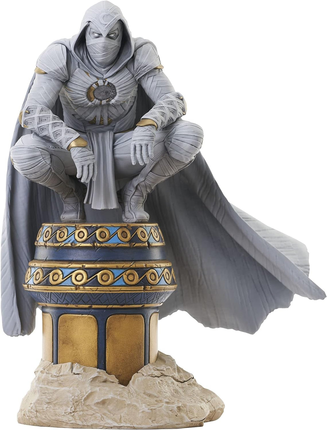 DIAMOND SELECT TOYS LLC Statue Caballero Luna auf ägyptischem Pilar 25 cm
