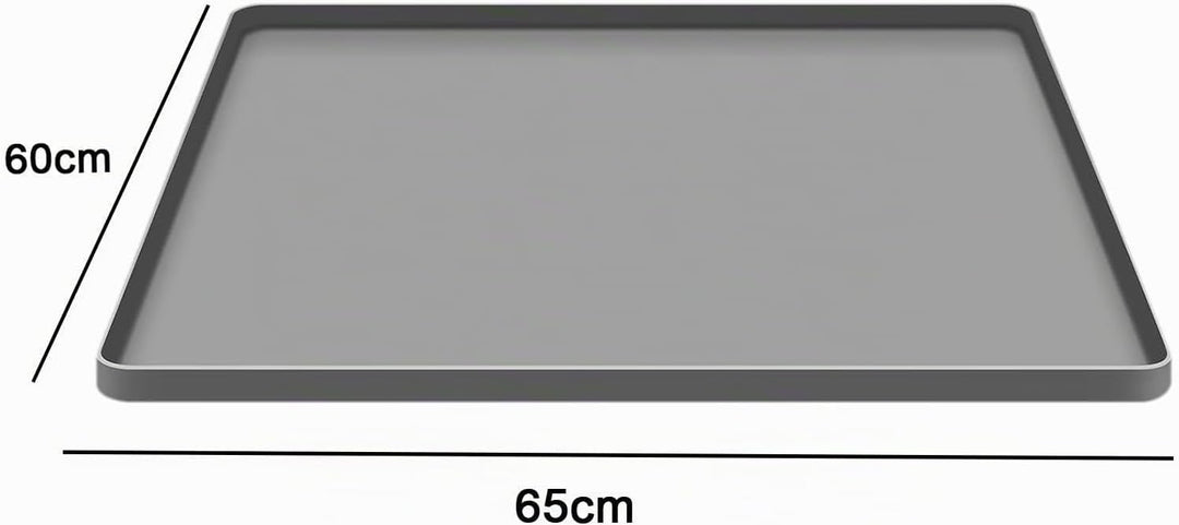 Fenteer Bodenmatte aus für den Kühlschrank, Abtropfschale aus, wiederverwendbar, rutschfest, vielsei