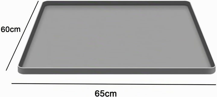 Fenteer Bodenmatte aus für den Kühlschrank, Abtropfschale aus, wiederverwendbar, rutschfest, vielsei