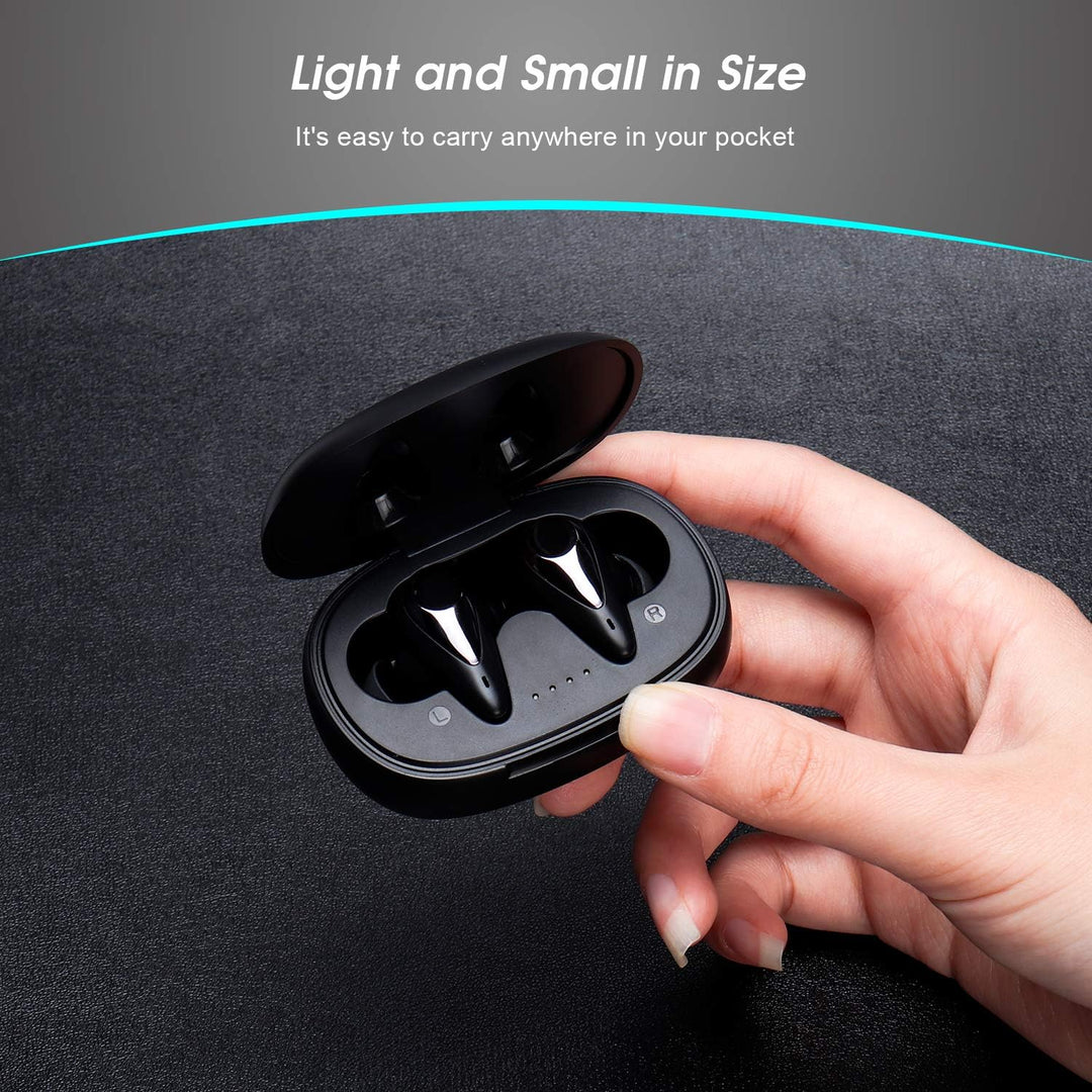 August Bluetooth Kopfhörer In Ear EP810 - Bluetooth 5.0 Kabellose Earbuds mit Mikrofon Berührungsste