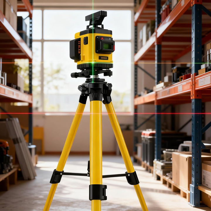 Candeon Kreuzlinienlaser Stativ, Teleskopisch Laser Level Stativ Gewinde 5/8", 38-100cm, Aluminiumst