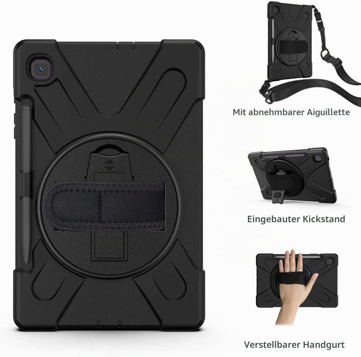 Gerutek Hülle für Samsung Galaxy Tab S6 Lite 10,4 Zoll (2024/2022/2020), Stossfeste Robust Schutzhül