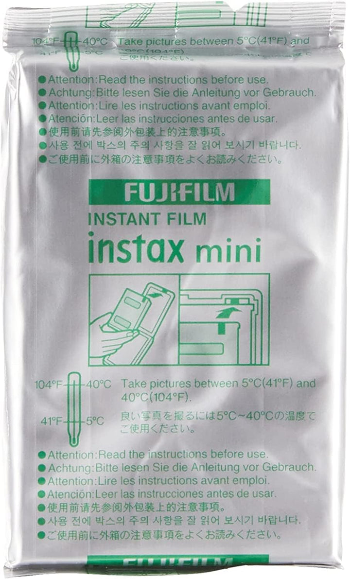 Fujifilm Instax Mini 100 Sofortbildfilm für Fuji 7s 8 25 50s 90 300 Sofortbildkamera, Share SP-1 Wei