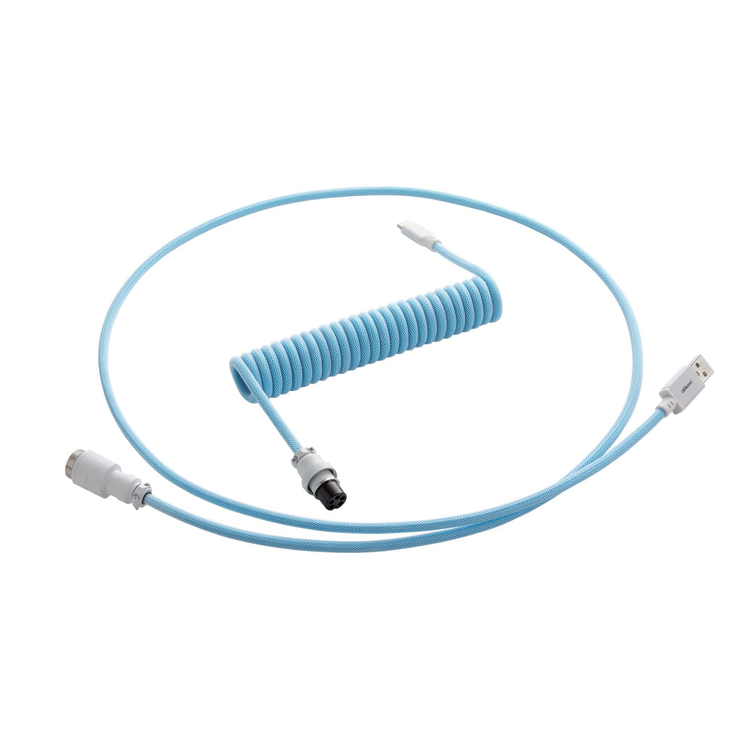 CableMod Pro Coiled Keyboard Cable - Spiralkabel für Tastatur USB C auf USB Typ A - Gaming Tastaturk