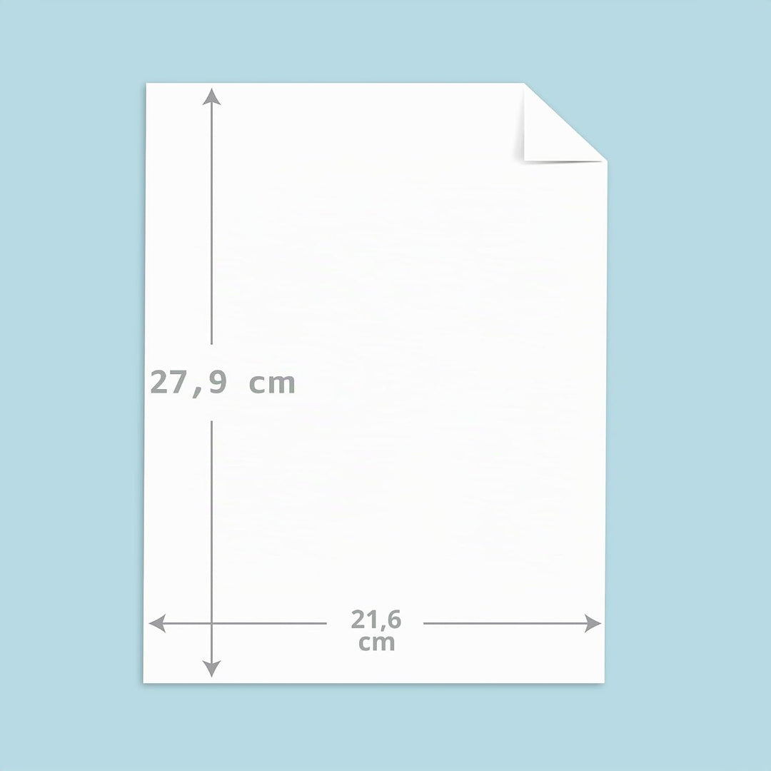 Neenah Index-Karton, 21,6 x 27,9 cm, 40,8 kg/163 g/m², weiss, leicht, 94 Helligkeit, 300 Blatt (9143