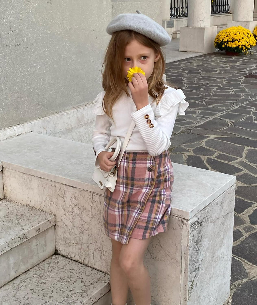Miipat Kleinkind Mädchen Kleidung Set Mädchen Outfits Set Lange Ärmel Pullover Tops mit Mini Rock Se