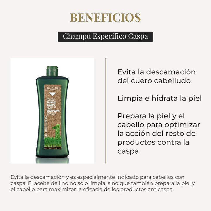 Biokera Natura Specific Dandruff Shampoo 1000 Ml