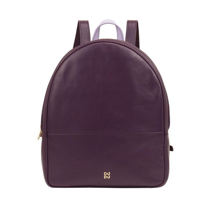 DUDU Rucksack Damen Bunt Sommerlich aus weichem Leder Rucksack Multicolor mit doppeltem Reissverschl