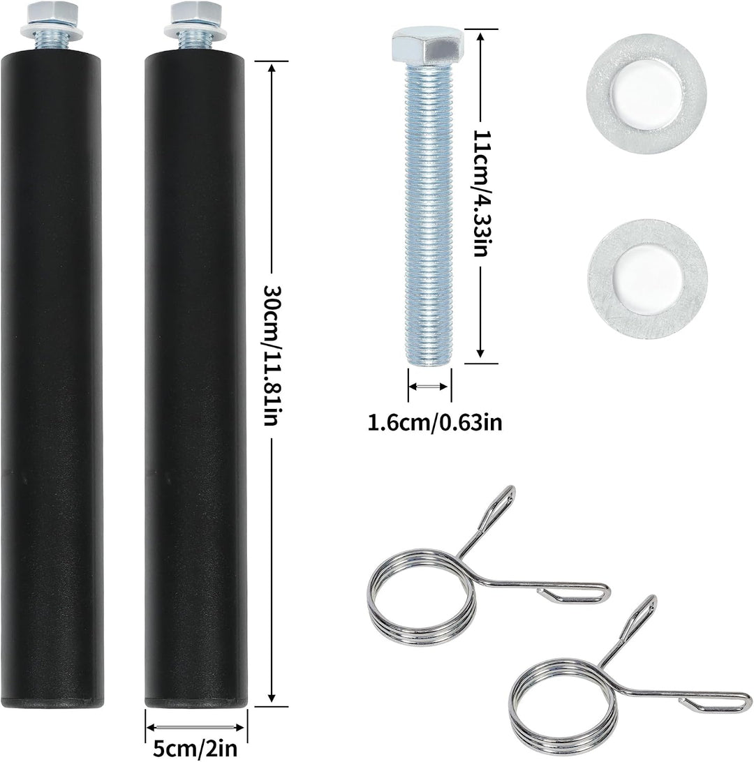 aleawol Hantelscheibenhalter Power Rack Befestigung für 50mm Hantelscheibe | 2er Set Gewichtsplatten