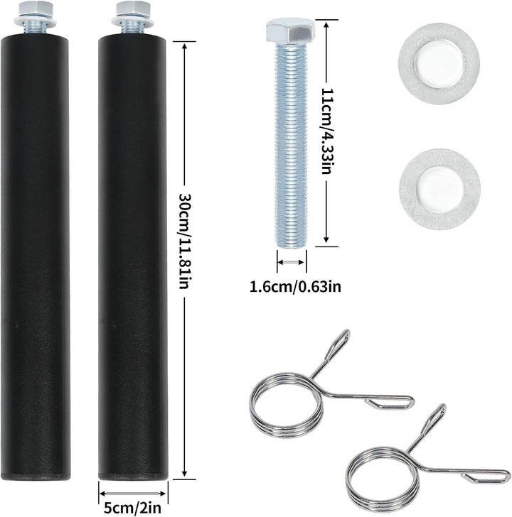 aleawol Hantelscheibenhalter Power Rack Befestigung für 50mm Hantelscheibe | 2er Set Gewichtsplatten