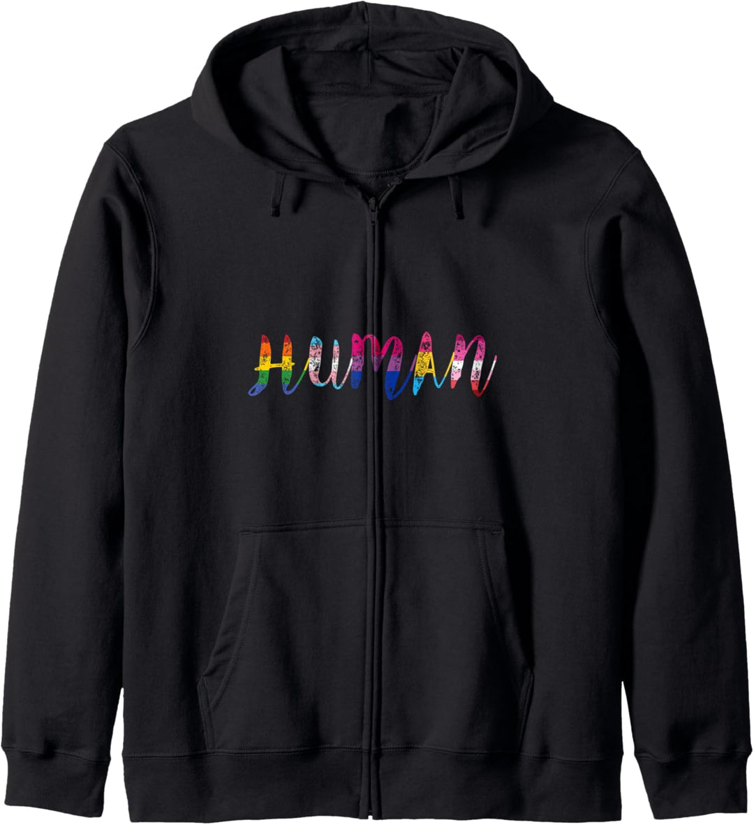 Human Pride LGBT Regenbogenflagge Schwul Lesbisch Kapuzenjacke