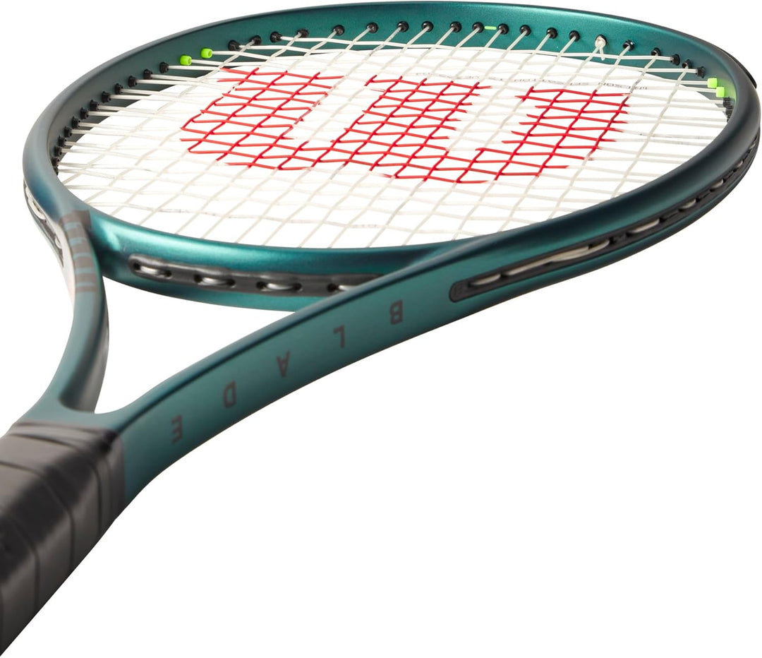Wilson Blade 98 16X19 V9 FRM Grip Size 2 - 4 1/4" smaragdgrün, Grip Size 2 - 4 1/4" smaragdgrün