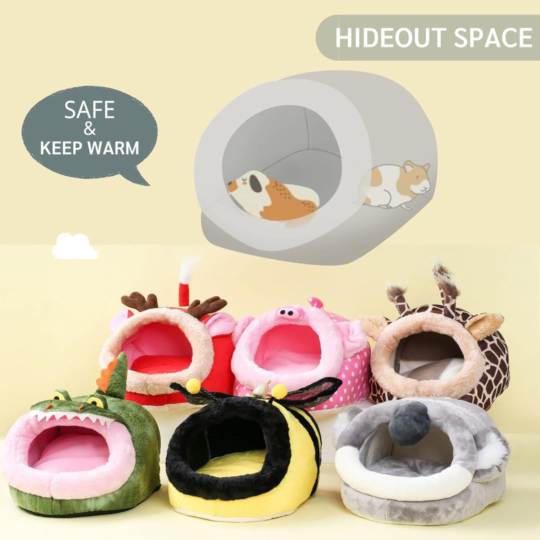 JanYoo Kleintierhöhle für Chinchilla, Igel, Meerschweinchen, Käfigzubehör, Spielzeug, für Bartagame,