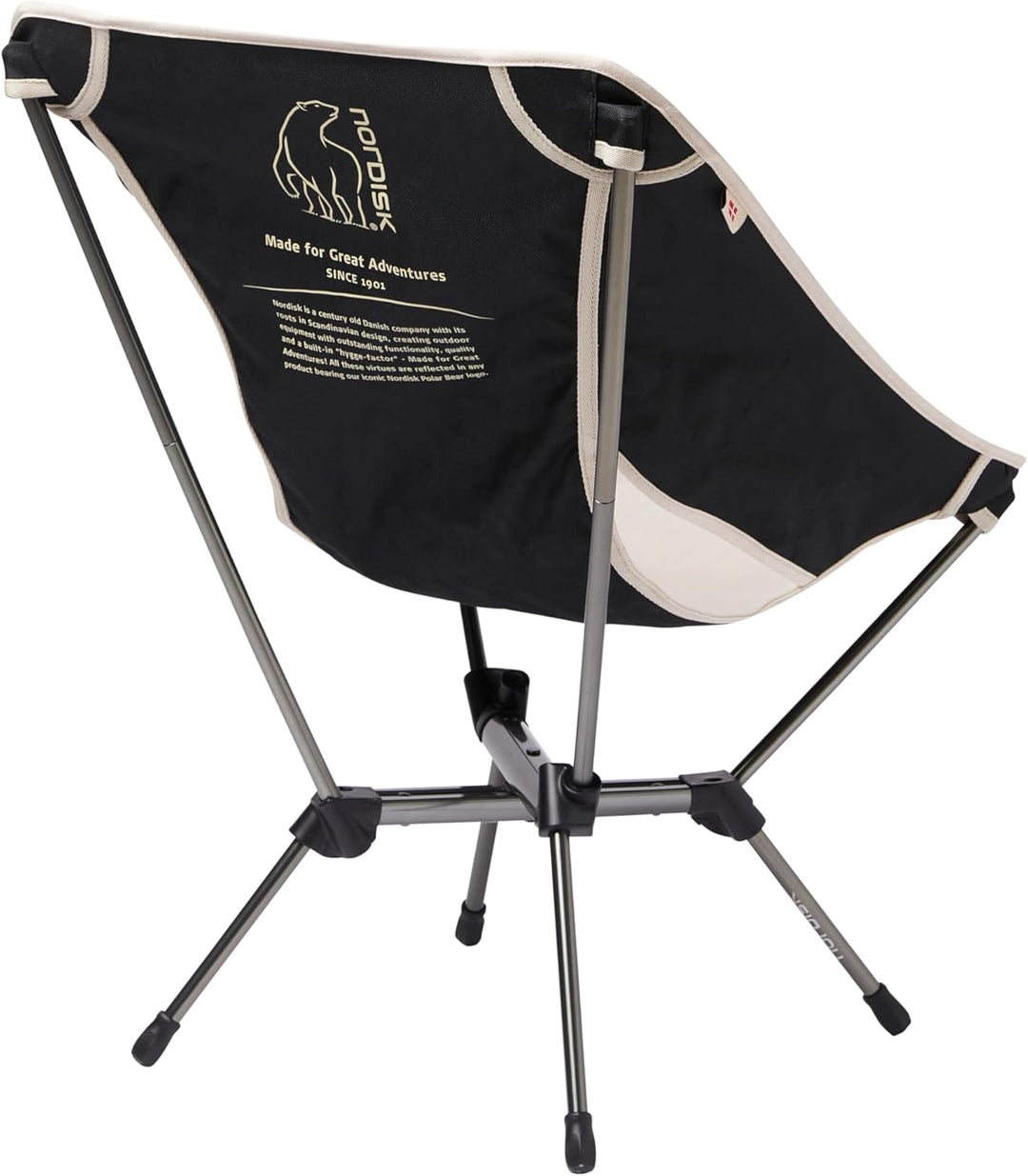 Nordisk Lounge Campingstuhl Marielund LW Faltstuhl Relax Chair Leicht Alu 120 kg Sandshell, Sandshel