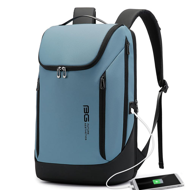 BANGE Business-Smart-Rucksack, wasserdicht, 39,6 cm (15,6 Zoll), Laptop-Rucksack mit USB-Ladeanschlu