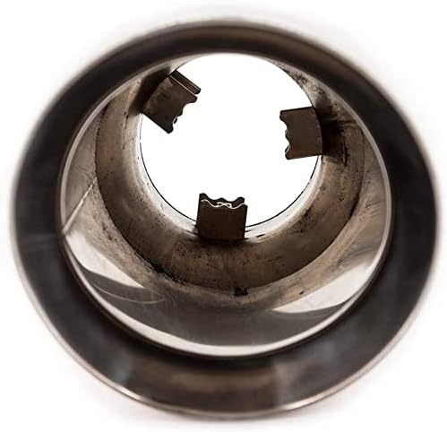 Simoni Racing Auspuffzierstück Rund/Schräg Edelstahl - Ø114xL210mm - Anschluss ->60mm