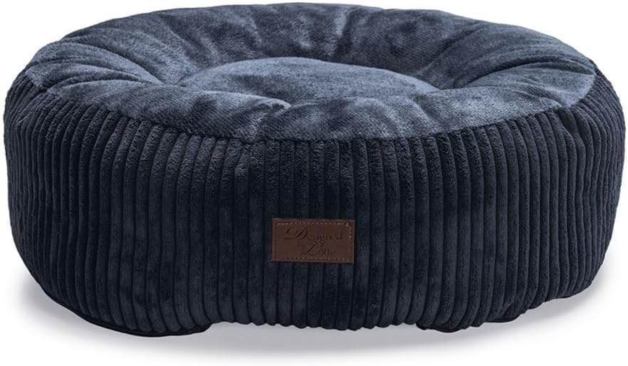 Designed by Lotte Bettchen Ribbed - Katzenbett - Hellgrau - 50x50x17 cm