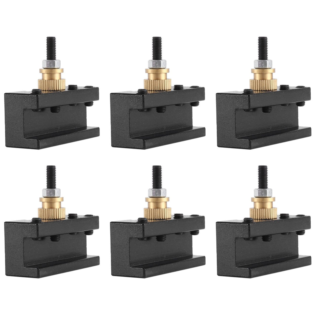 Tsudoku 6PCS Werkzeugpaket Mini-Drehmaschine Schnellwechsel-Werkzeughalter und Halter Multifid-Werkz