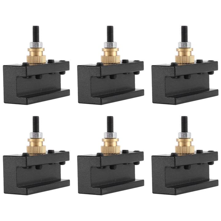 Tsudoku 6PCS Werkzeugpaket Mini-Drehmaschine Schnellwechsel-Werkzeughalter und Halter Multifid-Werkz