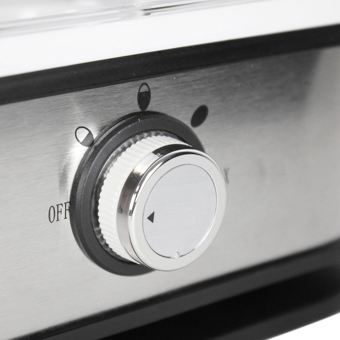 SOLDELA - Elektrische Eierkocher aus INOX - Leistung 210W - Schnellkochtopf für Eier mit Schale, Wad