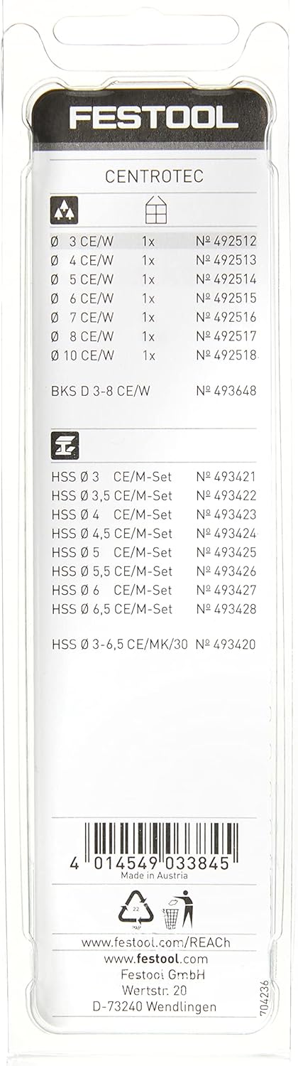 Festool 492512 Holzbohrer D 3 CE/W