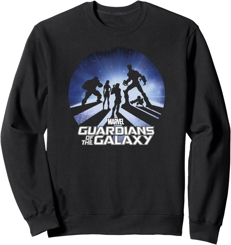 Marvel Guardians Of The Galaxy Group Line Up Silhouette Sweatshirt