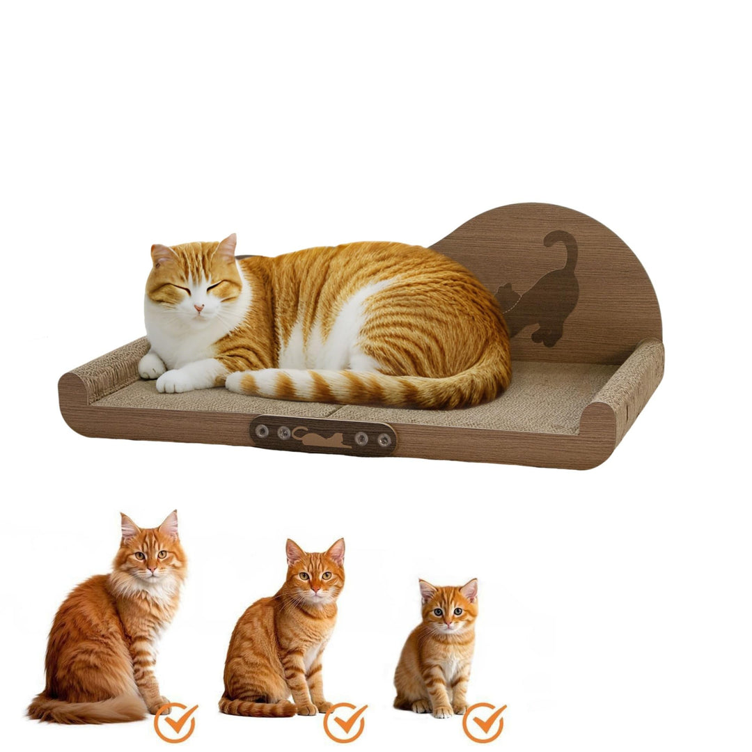 60 * 30cm Extragrosses Kratzbrett für Katzen jeder Grösse – XXL Sofa-Katzenkratzbrett aus Kratzpappe