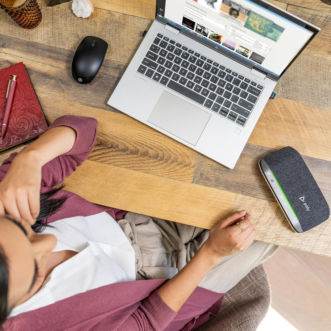 Poly Sync 20 Persönlicher, tragbarer Smart-Konferenzlautsprecher (Plantronics), USB-C, bis 20 Std Ak