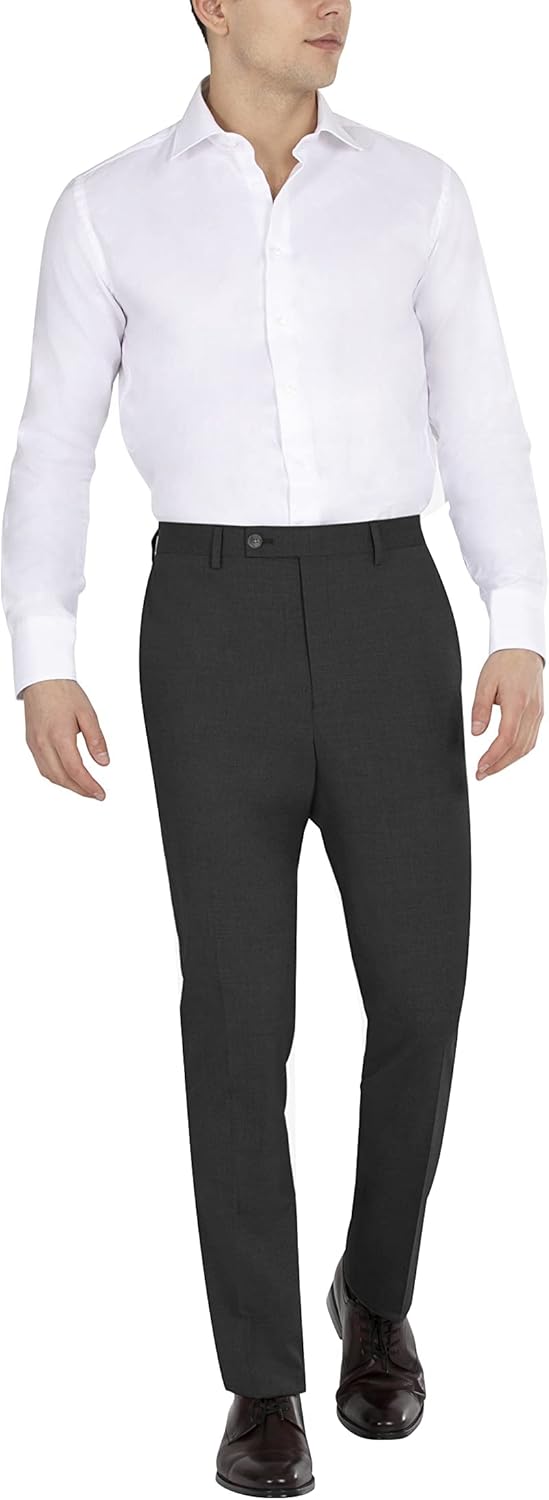 DKNY Herren Business-Anzug Jacke 46 Schwarz, 46 Schwarz
