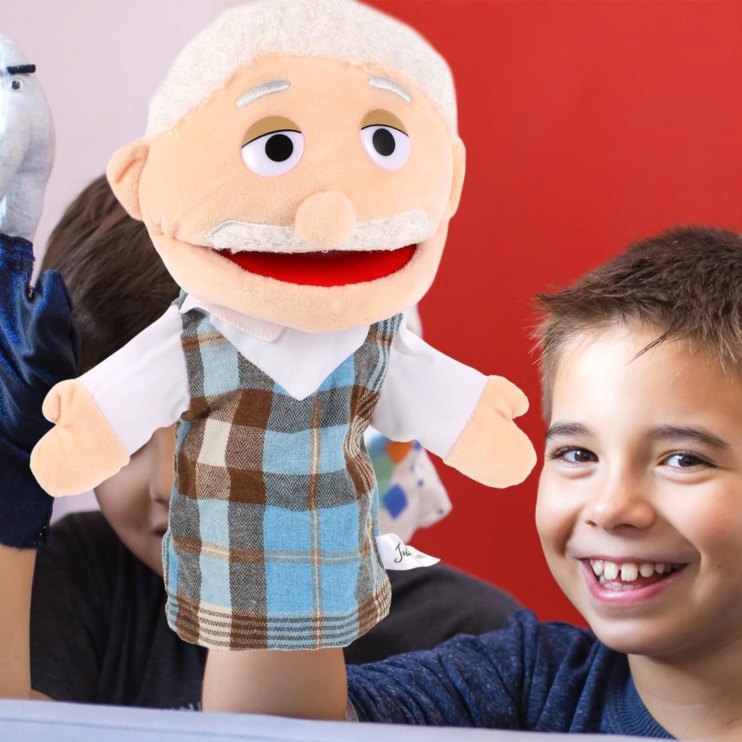 BESPORTBLE Handpuppen Für Kinder 30 Zoll Plüsch Handspielzeug Mit Mundbewegung Für Interaktive Gesch