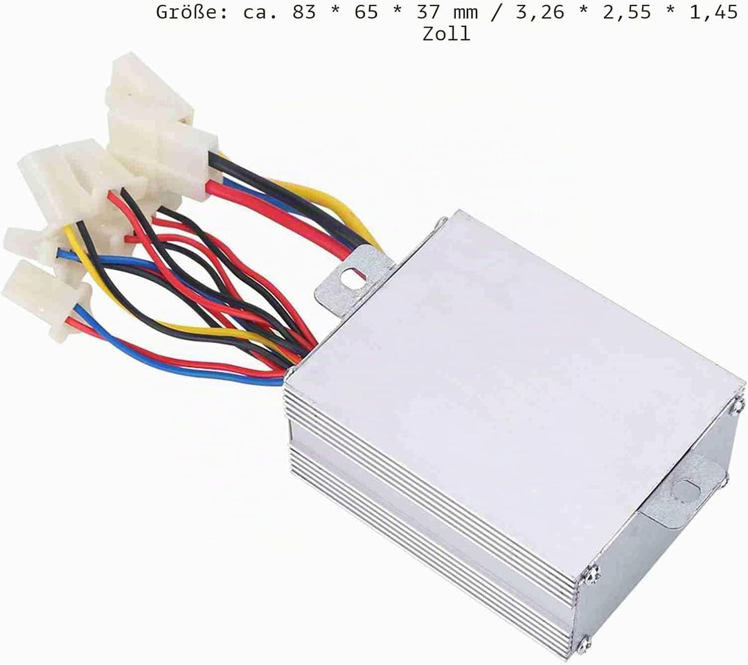 MAGT Motor Controller 24V 500W, Bürsten Motor Controller für Elektrofahrrad Elektroroller E-Bike E S
