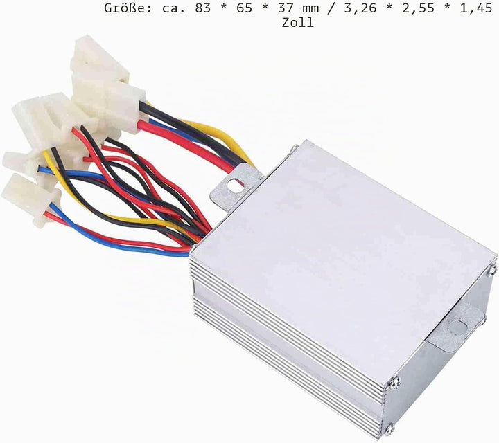 MAGT Motor Controller 24V 500W, Bürsten Motor Controller für Elektrofahrrad Elektroroller E-Bike E S