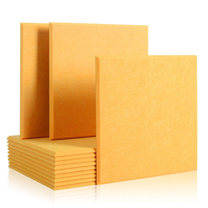Rdutuok 12 Stücke Akustikplatten,30 x 30 x 1 cm Hochdichte Akustik Panel Schallschutzpaneele für Ton