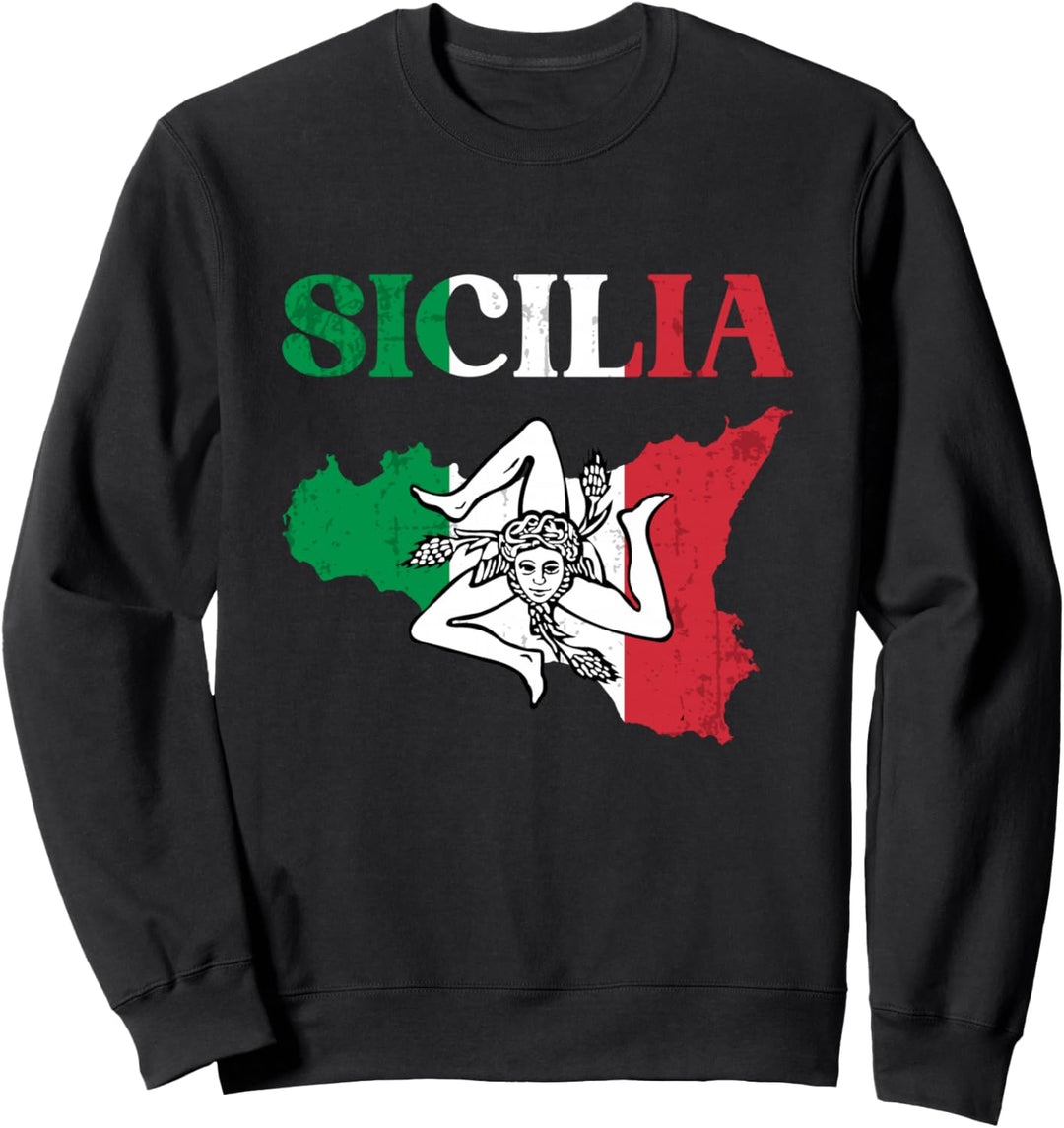 Sizilien-Flagge Sizilien Palermo Italien Sweatshirt