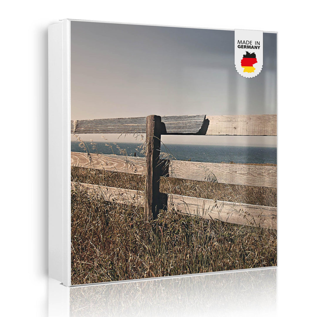 banjado Grosser Schlüsselkasten Metall - Schlüsselbox 30x30cm mit 32 Haken - Schlüsselkasten modern