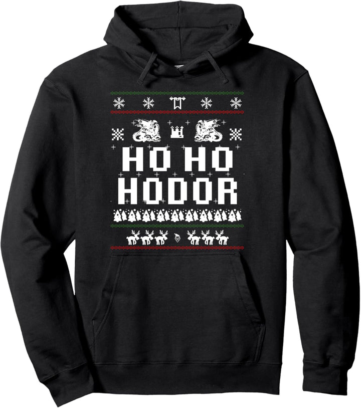 Ho Ho Hodor Shirt Hässliches Weihnachts-T-Shirt Pullover Hoodie