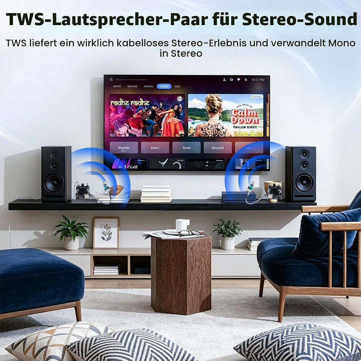 XY-1001W Bluetooth Verstärker Modul, TWS DC 9-24V 100W Mono Audio Verstärkerplatine mit AUX USB Blue