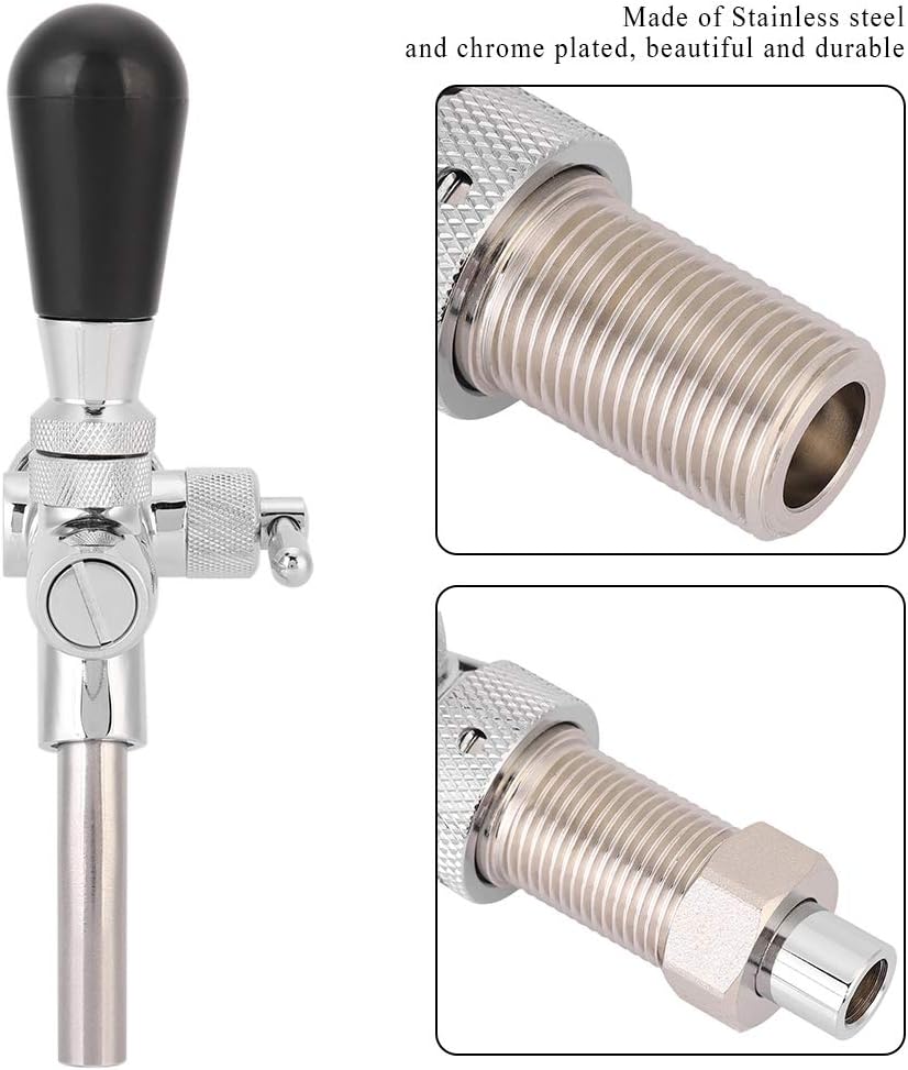 Vobor Bier-Zapfhahn Wasserhahn Homebrew Adjustable Bier-Fass-Hahn, ZuhauseBrew Bier-Hahn-Keg, Homebr