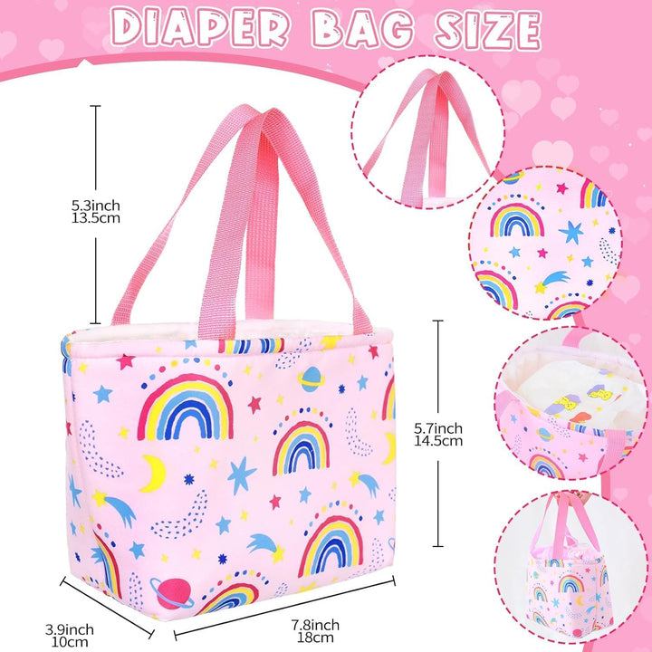 13 Teile Puppenzubehör Puppenkleidung Babypuppe Fütterung und Pflege Set für 18 Zoll und 43 cm Puppe