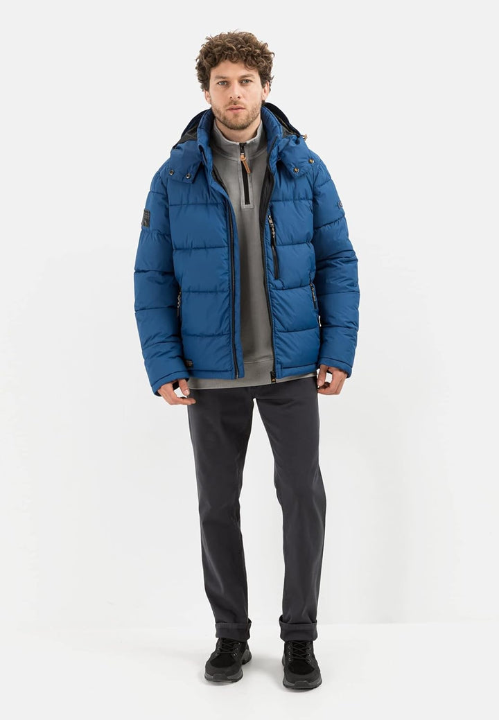 camel active Herren Steppjacke aus recyceltem Polyamid 30 Braun, 30 Braun