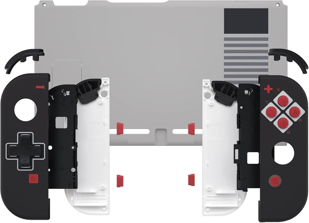eXtremeRate Custom Gehäuse Hülle für Nintendo Switch Joycon/Konsole, D-Pad Version Joycon Case & Tas