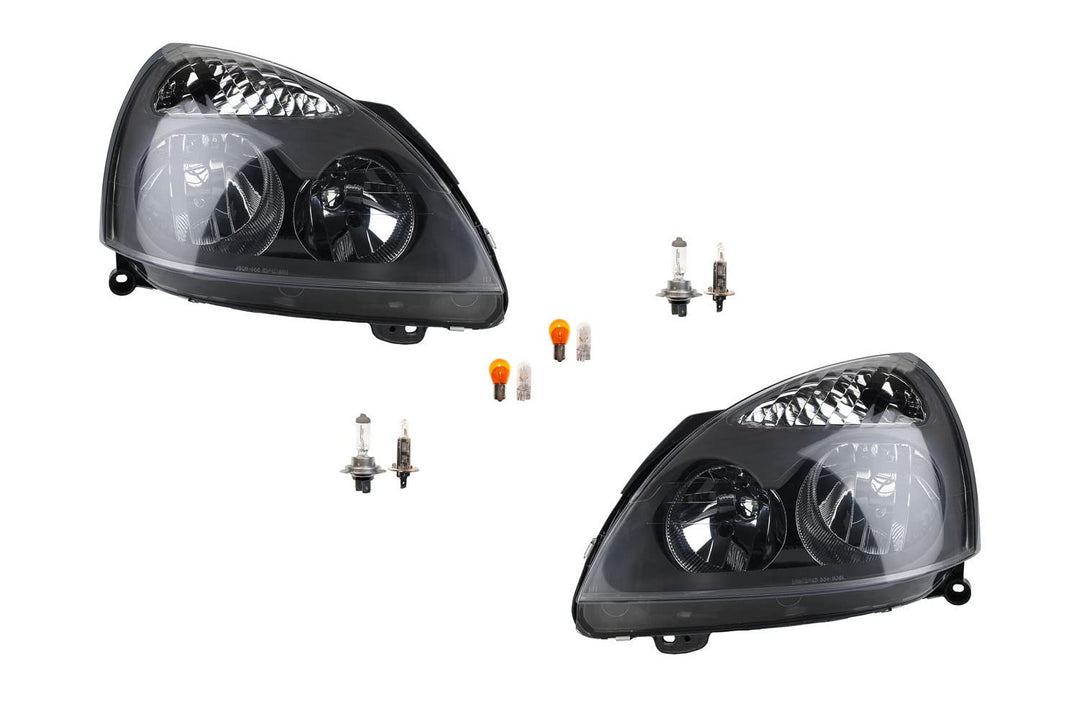 Johns, passend für Renault Clio Scheinwerfer BB/BC/CB 06/01-06/05 Leuchtmit. Set li&re
