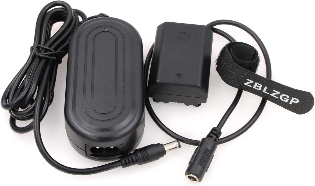 ZBLZGP AC-Netzteil Adapter NP-FZ100 Dummy Akku Stromversorgungskabel für Sony Alpha A7III A7SIII A9I