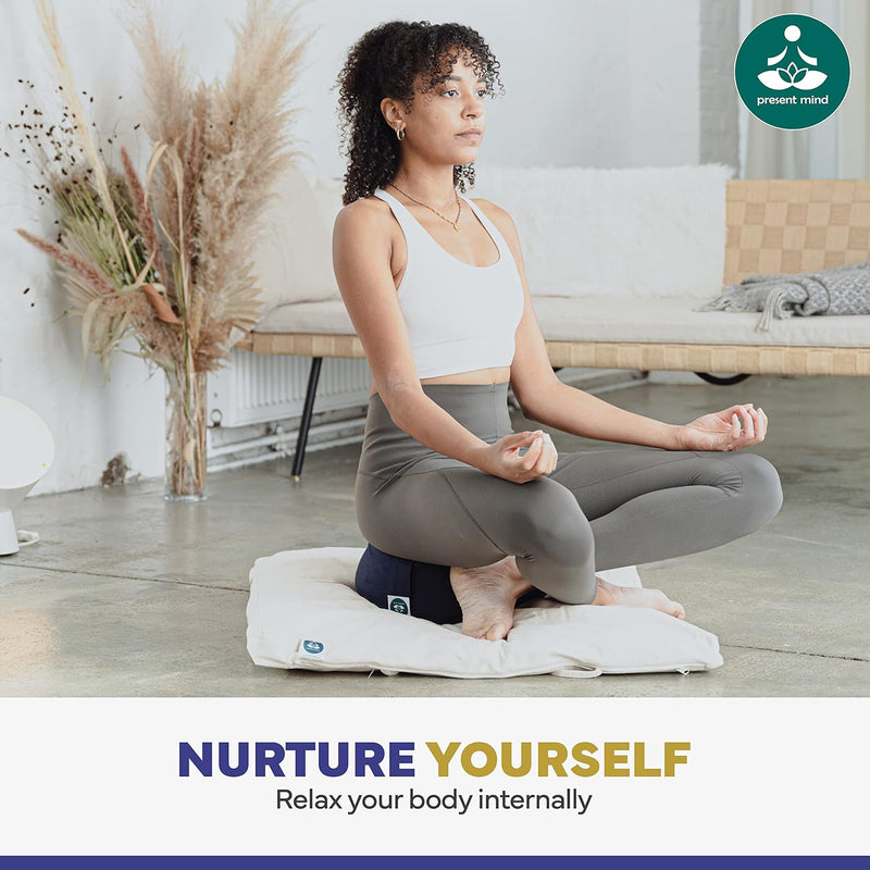(Sitzhöhe 16 cm) Mehrfarbig Rund Zafu Yoga Kissen für Yin Yoga gemacht aus Baumwolle Füllung - 100%