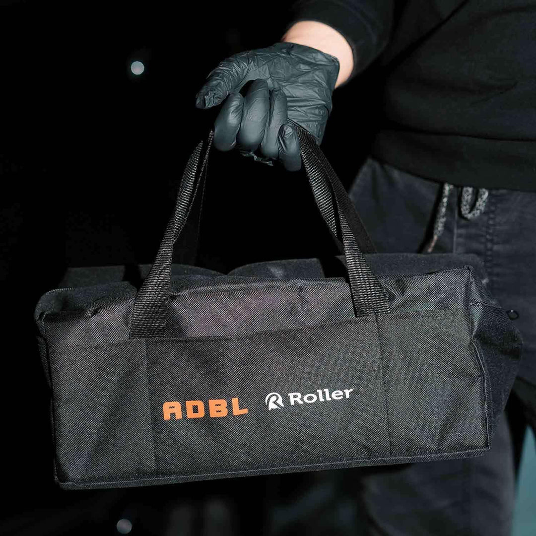ADBL Roller D12075-01 Exzenter Poliermaschine 12mm Hub mit Tasche, 12mm Hub