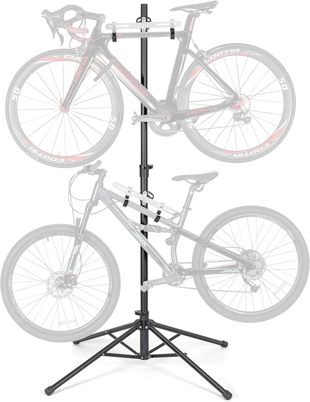 CXWXC Fahrradständer Boden Für 2 Fahrräder Belastbar bis 50kg/110 Pound Fahrrad Ständer Halter Indoo