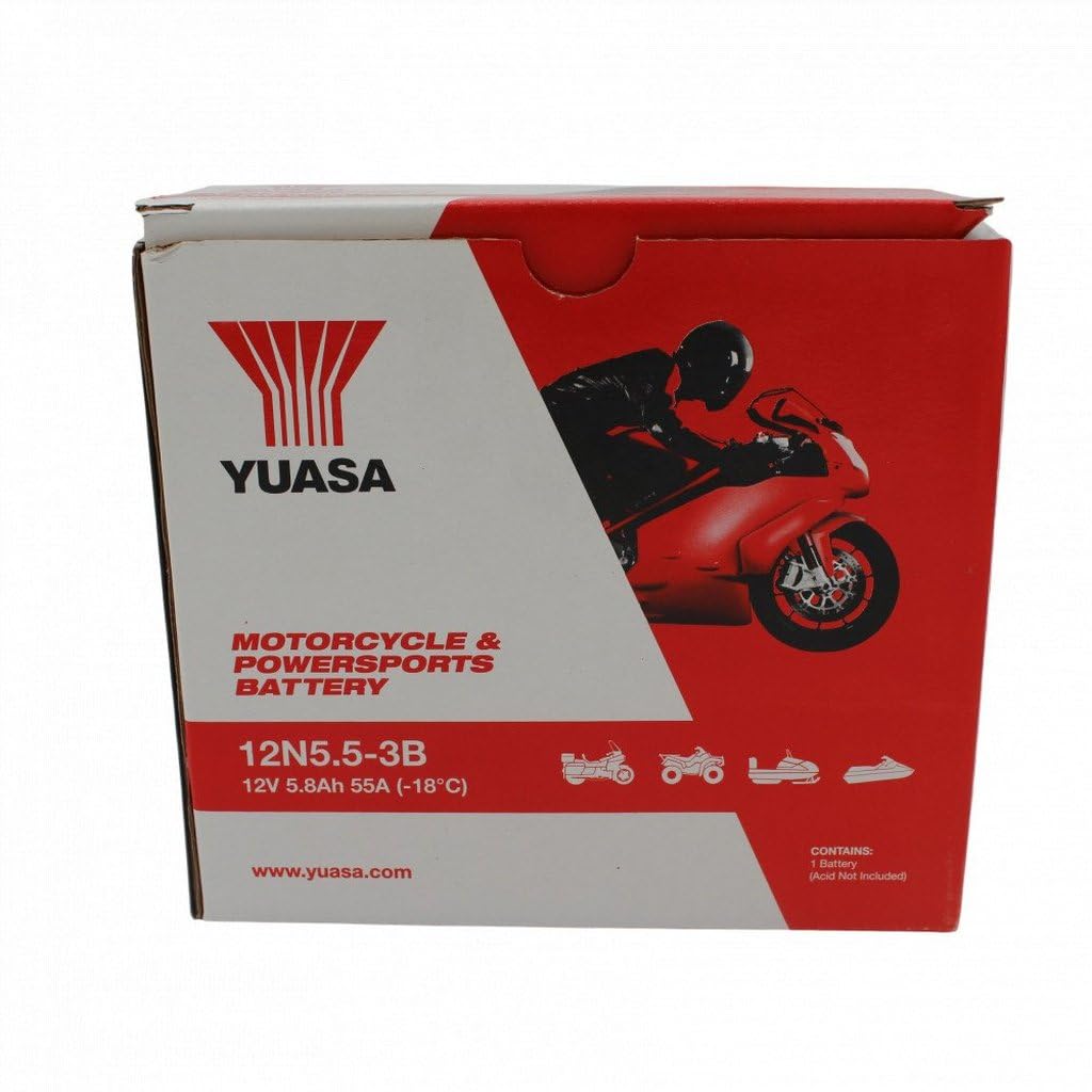 YUASA 12N5.5-3B -Y- BATTERIE offen 12N5.5-3B offen ohne Saeure, 42