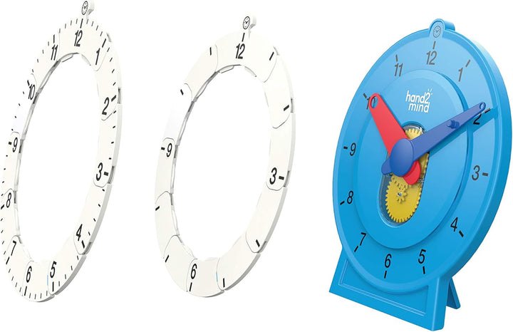 Learning Resources Advanced NumberLine Clock Class Set (25er Set), Mathe-Manipulative für die Zeitme