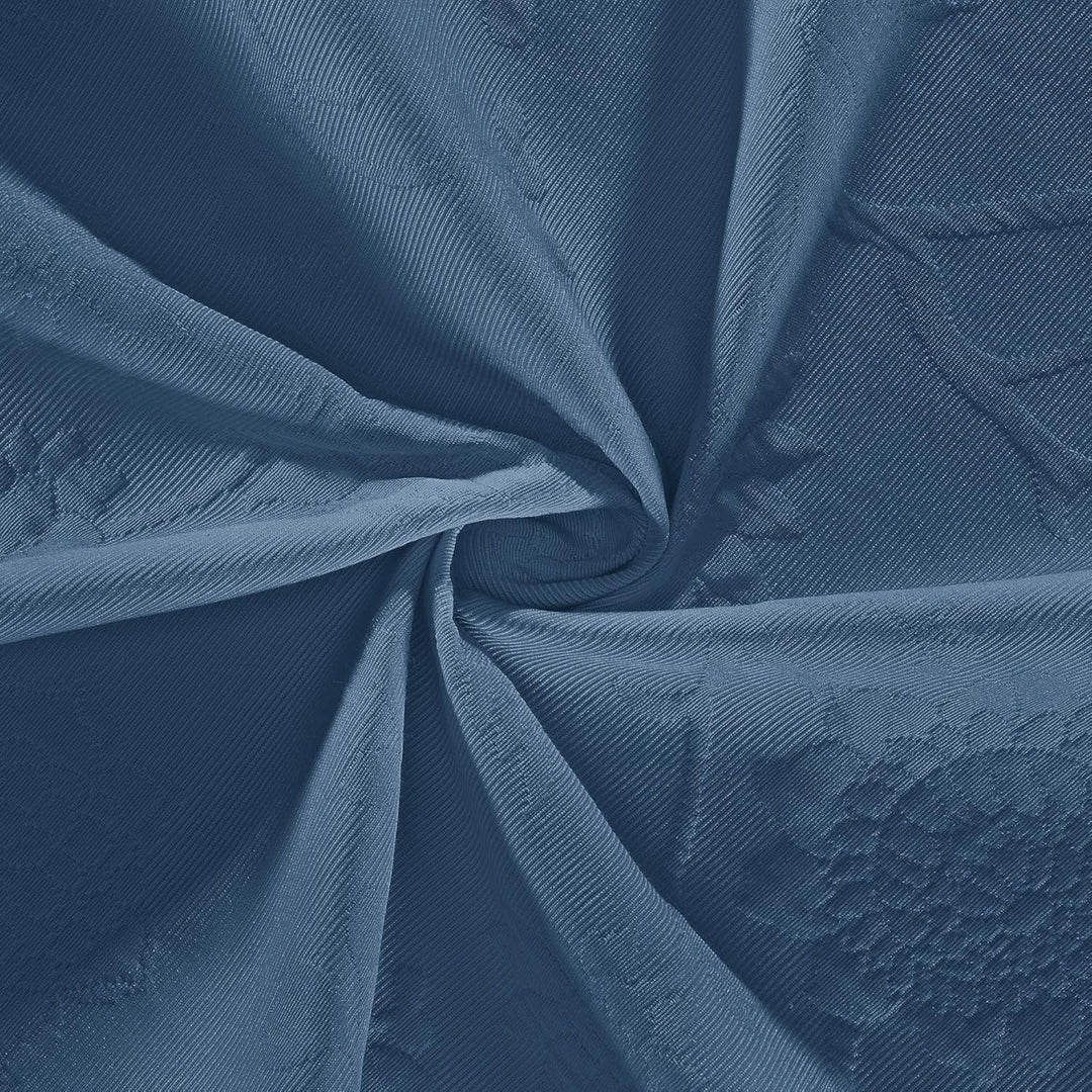 Erwin Müller Tischwäsche, Tischdecke mit Jaquardmuster, Serie Arnsberg blau Grösse 130x220 cm - Robu